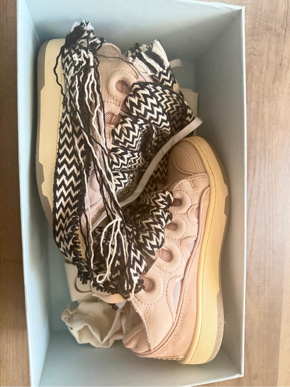 Lanvin Sneakers| Worn twice still brand new| comes with box and dust bag| 35 s